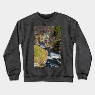 River Dee, Braemar, Scottish Highlands, UK (7) Crewneck Sweatshirt